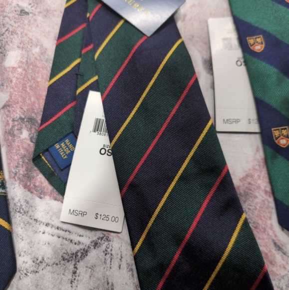 Ralph Lauren Polo tie and pocket hanks - Picture 4 of 9